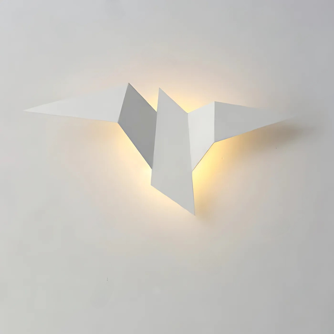 Origami-Inspired Metal Wall Lamp - Modern Style Indoor Lighting - Geometric Design - Image 6
