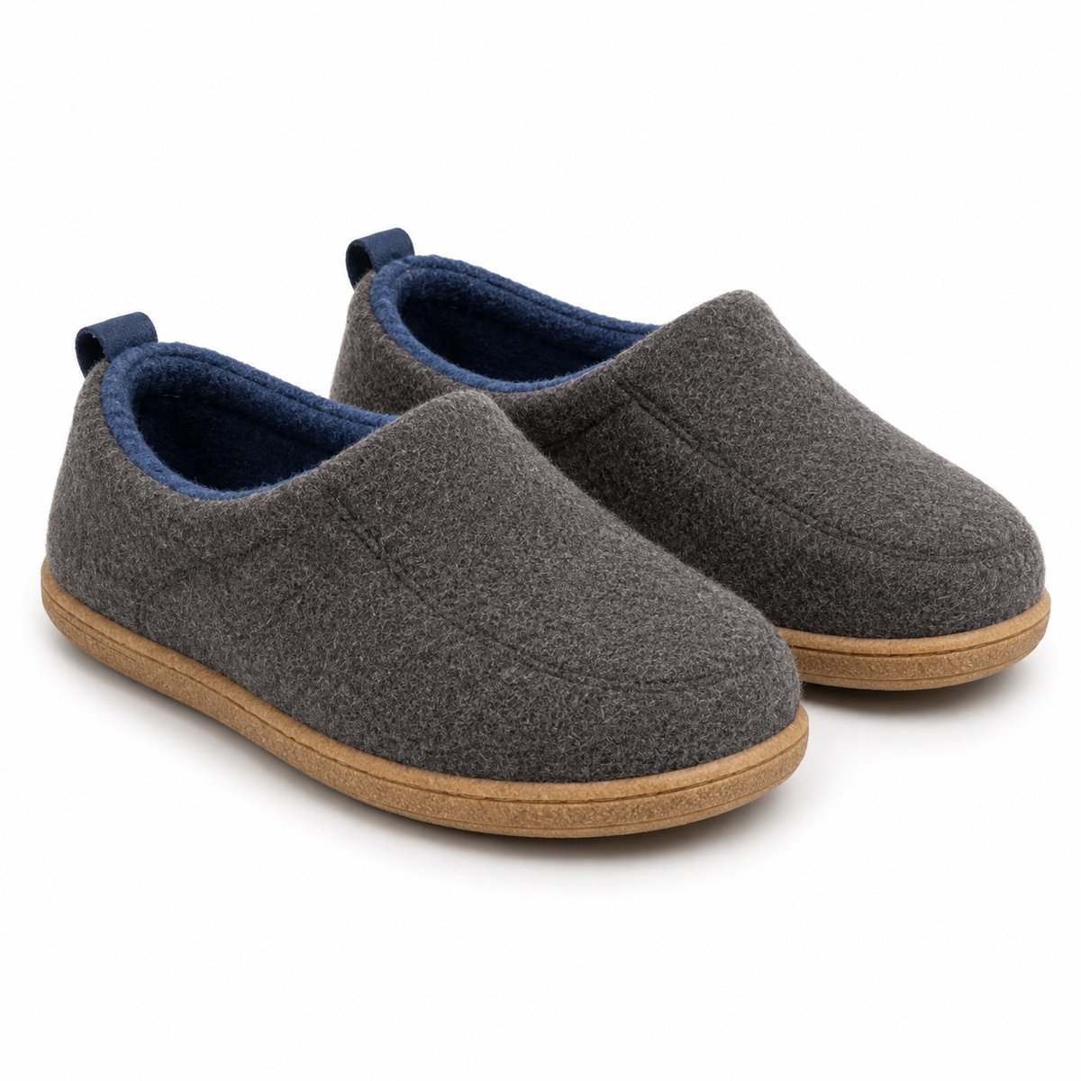 Orthopedic Unisex Indoor Slippers – Hard Sole & Fleece Support