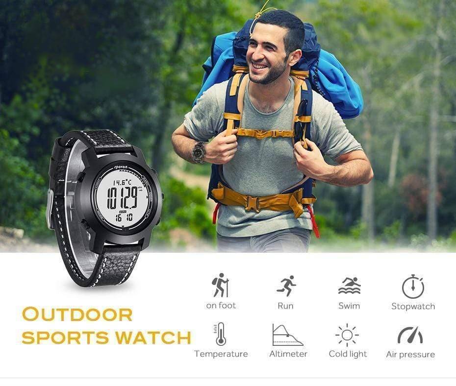 Outdoor Digital Sports Watch with Compass