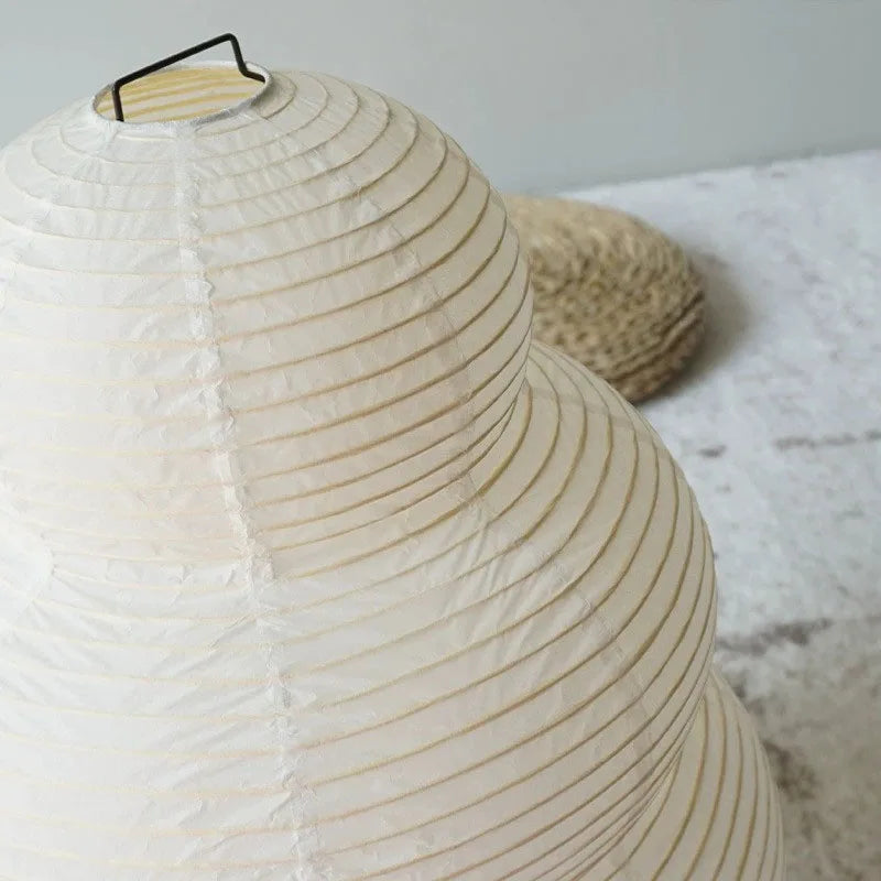Paper Floor Lamp - Japanese Style - Dimmable Ambient Lighting - Rice Paper Lantern - Image 5