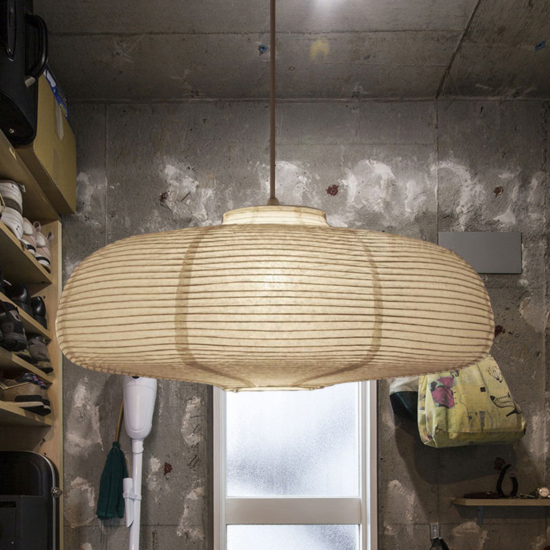 Paper Lantern Pendant Light - Traditional Japanese Style Hanging Lamp - Image 5