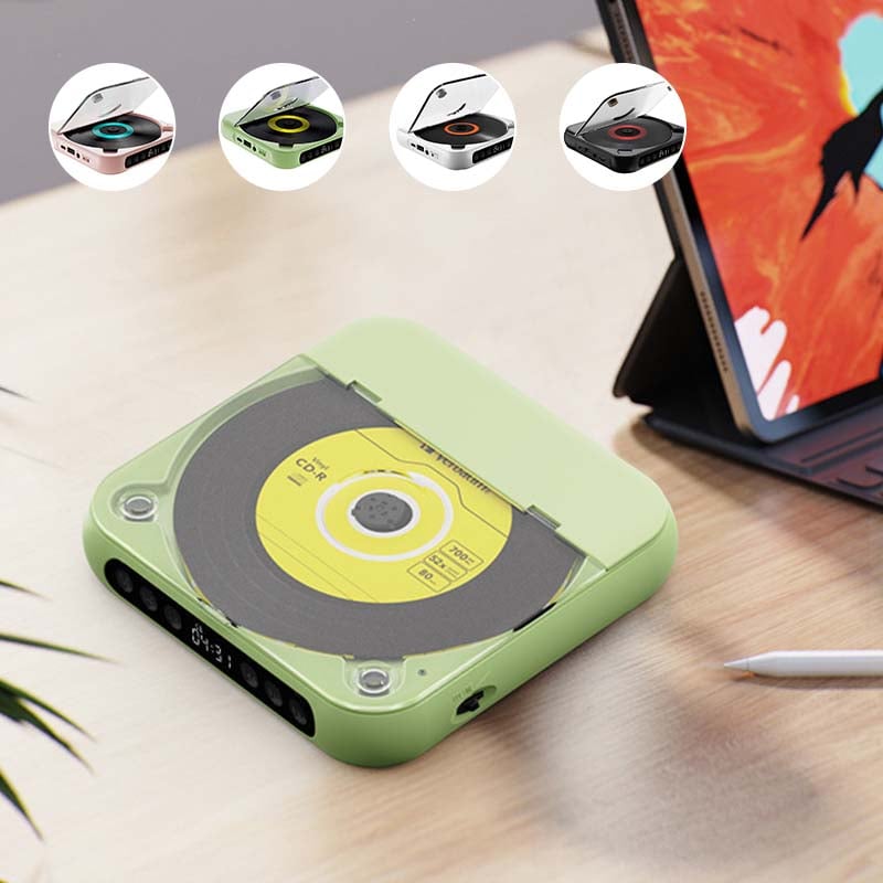 Portable CD Player - Bluetooth | Hi-Fi Sound | Multiple Colors