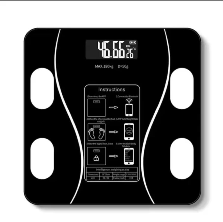 Pro Bathroom Scale (180 kg) - BMI Function & Bluetooth