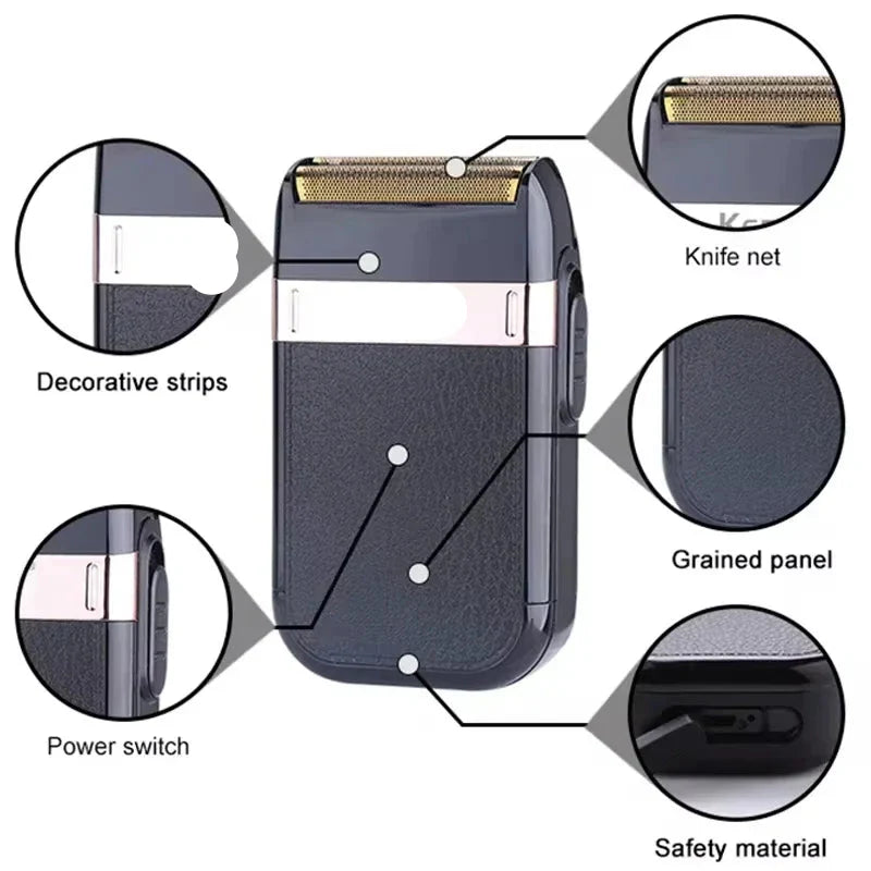 Professional Electric Hair Cutting Kit - Clipper, Trimmer & Shaver