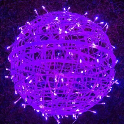 Rattan Ball Outdoor String Lights - Garden Lighting - Decorative Spheres - Image 11
