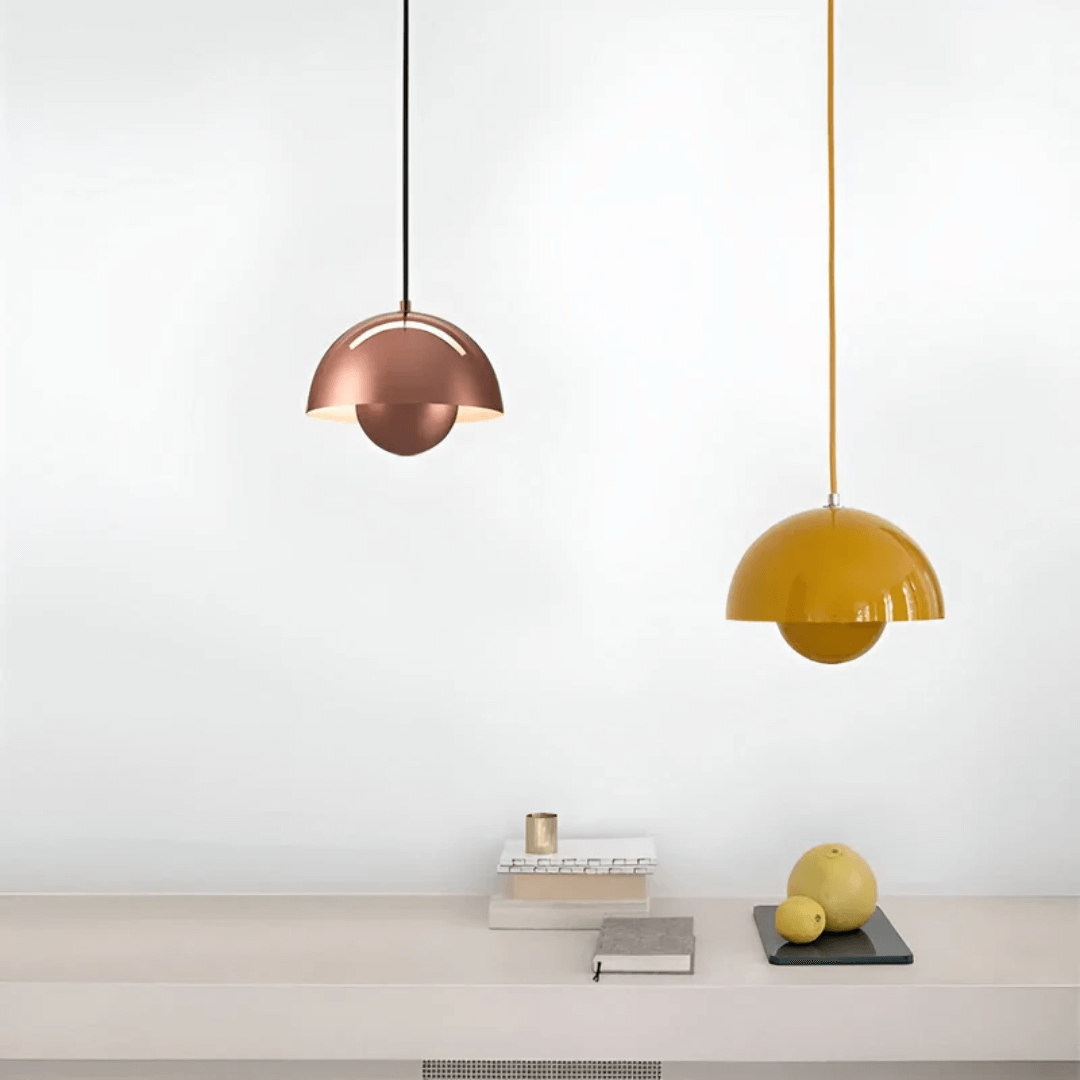 Scandinavian LED Pendant Light - Flowerpot Design