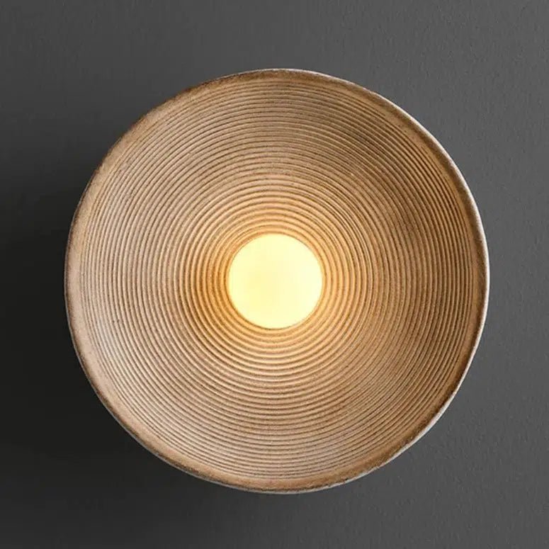 Sculptural Wooden Wall Lamp - Minimalist Design - Modern Wall Sconce - Image 5