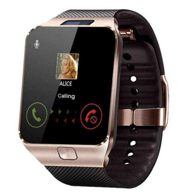 Smartwatch SIM Card Support Multilingual Touch Screen Bluetooth Sports Fitness Tracker Camera Wrist Smartphone Watch