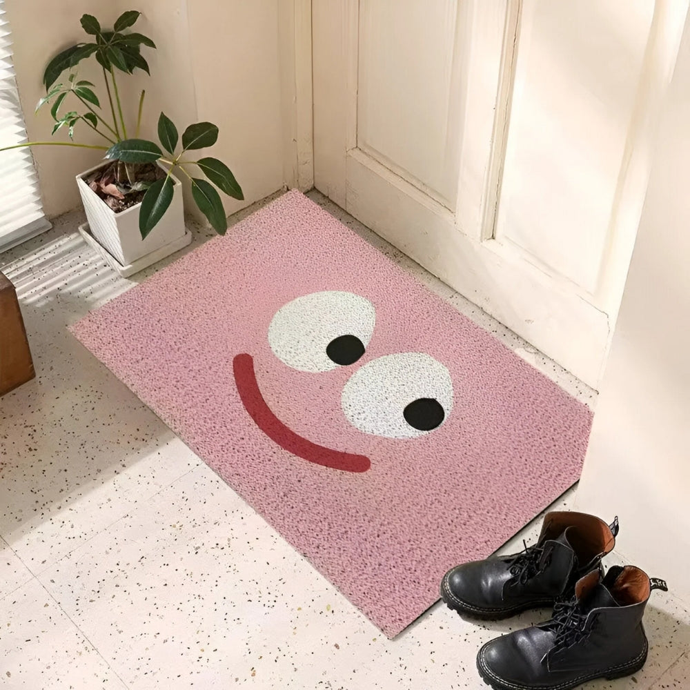 Smiley Face Doormat - Non-Slip Entrance Mat - Playful Indoor/Outdoor Rug - Image 8