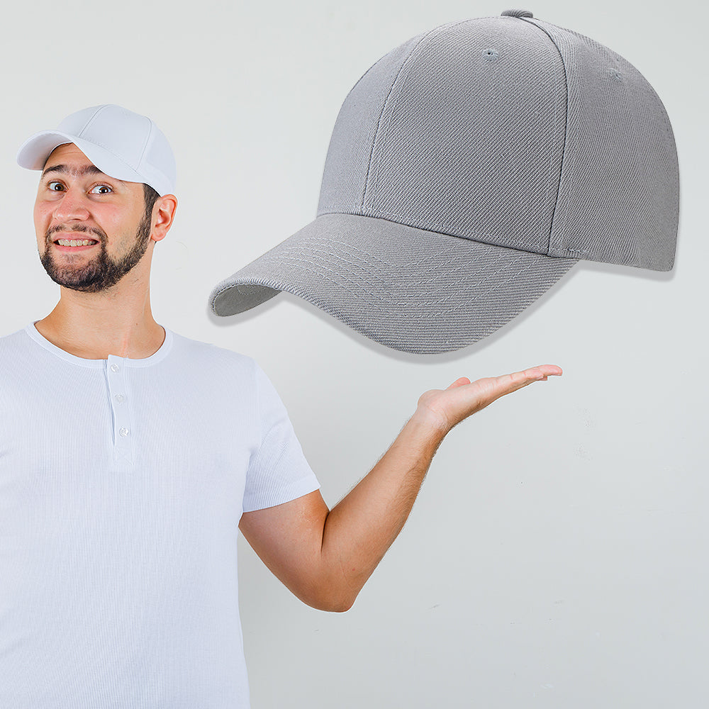 Solid-Color Baseball Cap for Men and Women - Available in Many Colors