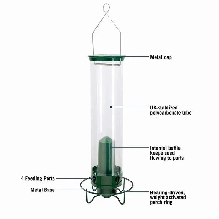Squirrel-Proof Bird Feeder with Anti-Squirrel Design