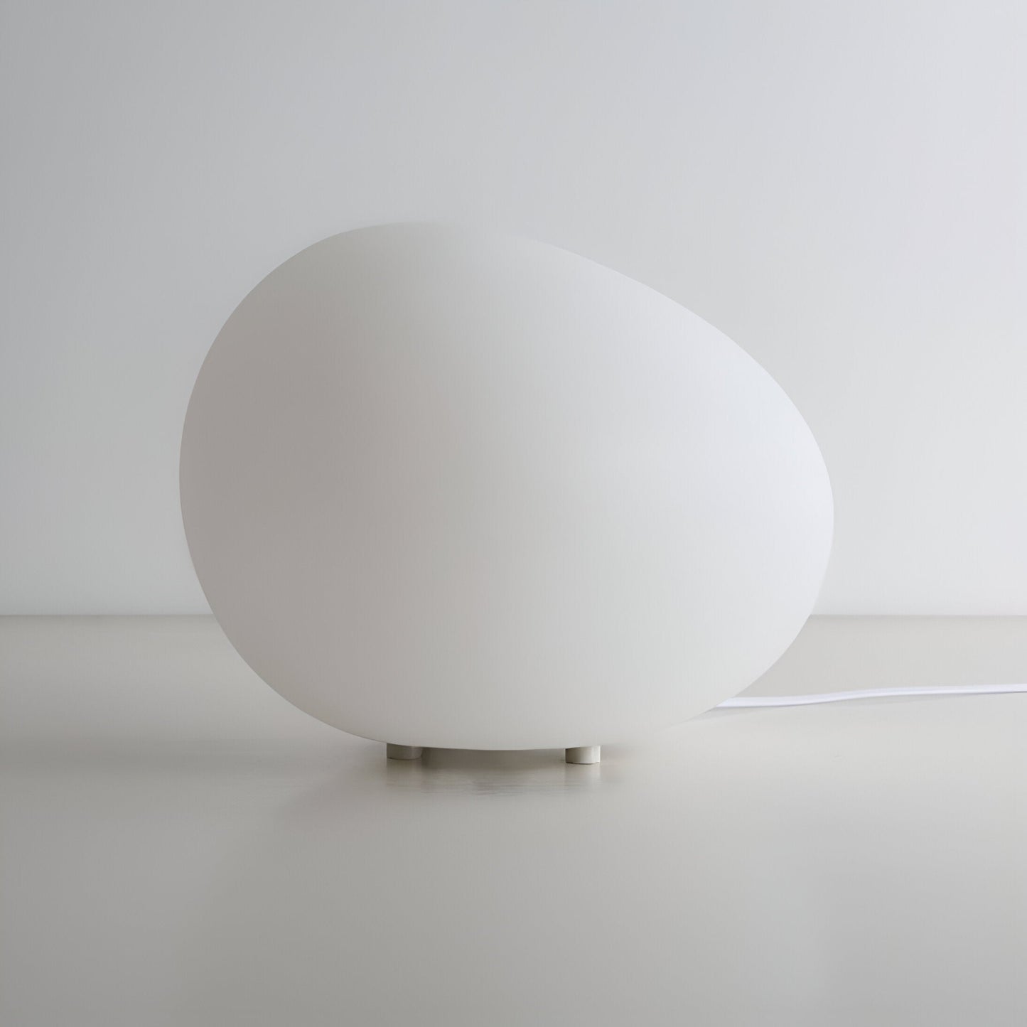 Stone-Shaped LED Table Lamp - Modern Accent Lighting - PE Material - Image 5