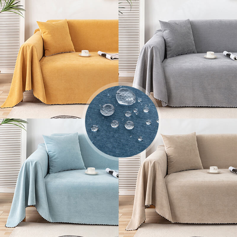 Stylish Sofa Cover Throw - Polyester Blend - Non-Slip Furniture Protector - Image 2