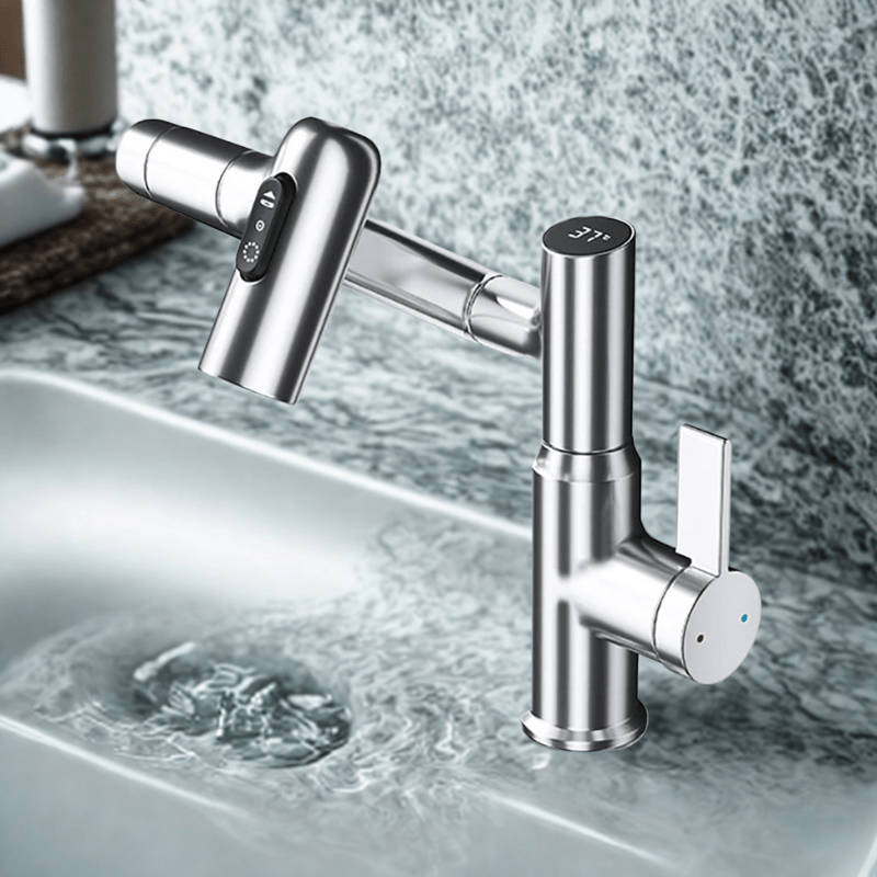 Swivel Bathroom Faucet - Modern Temperature Display - Kitchen & Bath Fixture - Image 7
