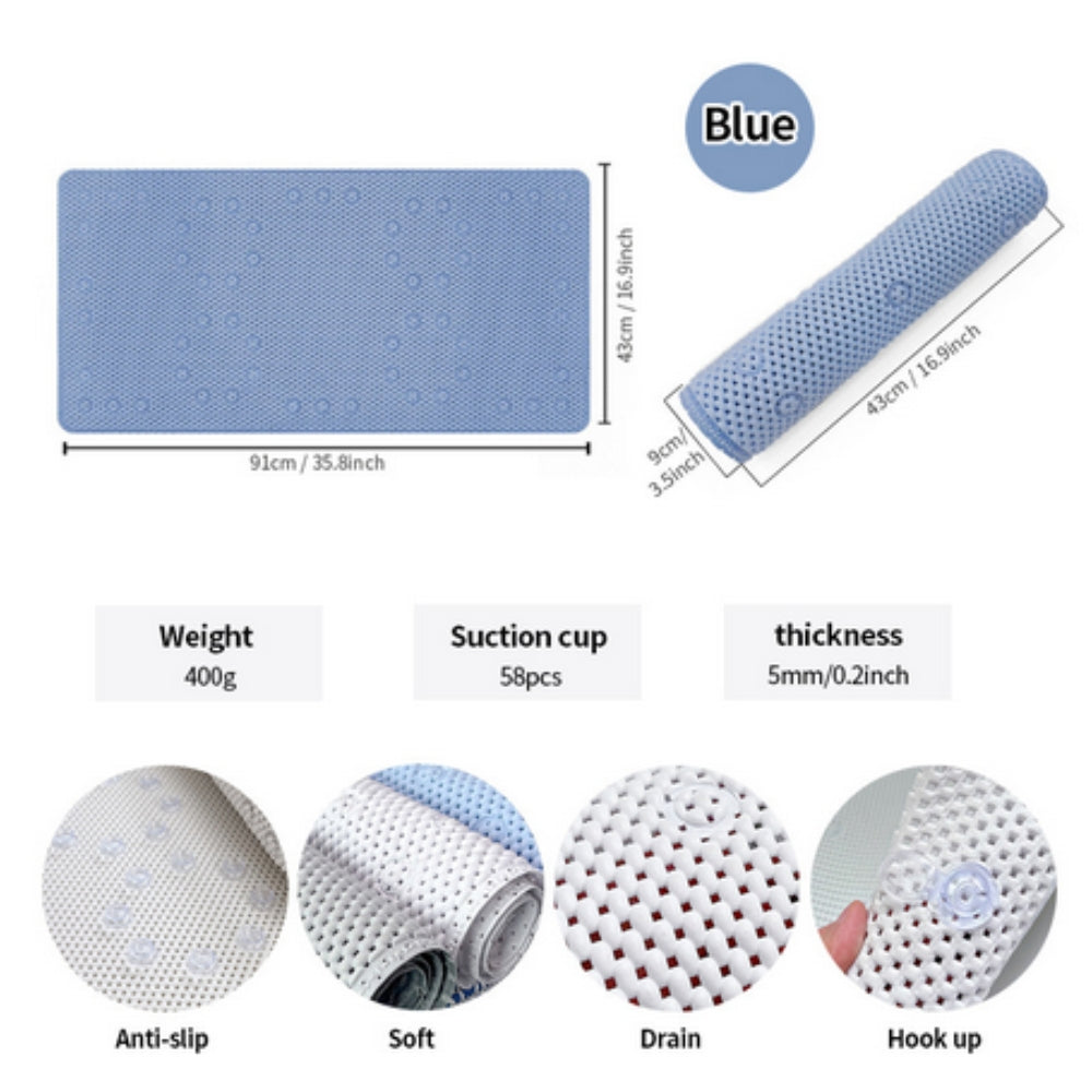 Textured Bath Mat - Non-Slip - Elegant Style - Safety First - Image 7