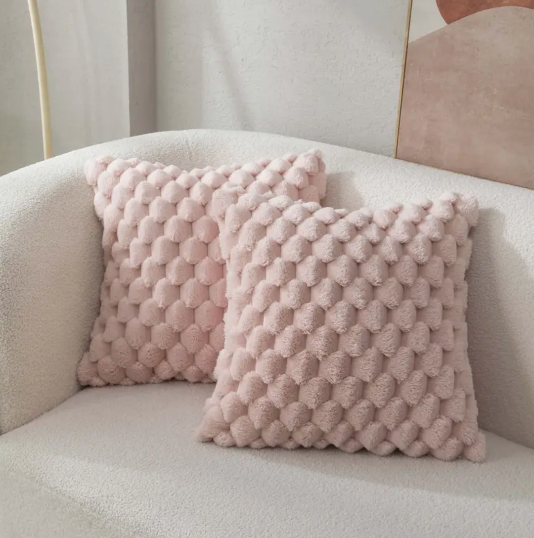 Textured Velvet Cushion Cover - Decorative Pillow Case - Modern Home Decor - Image 5