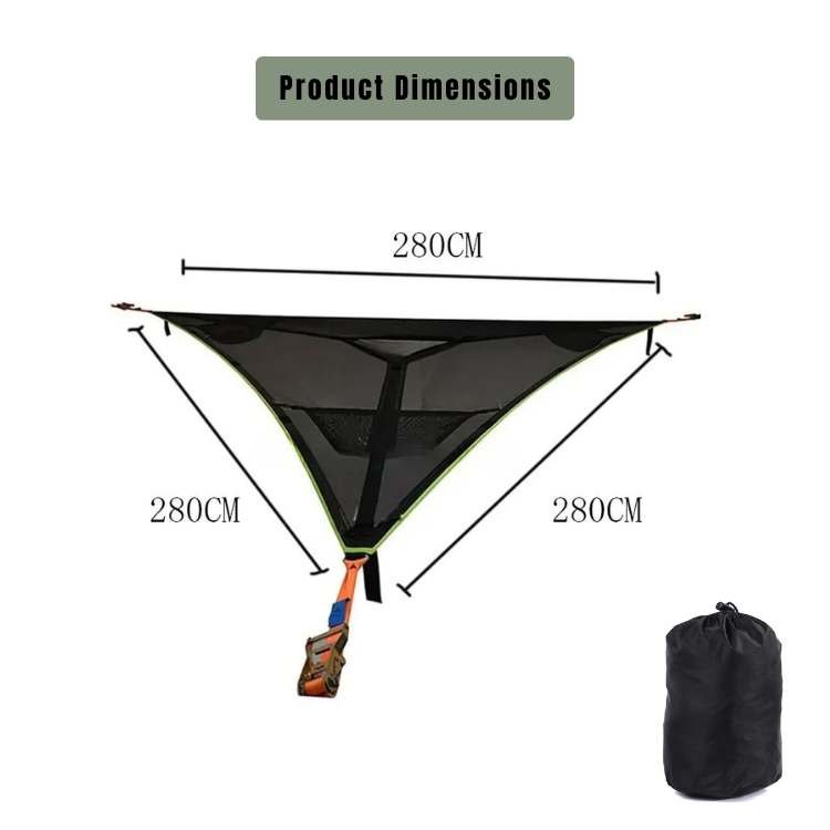 Triangle Mesh Camping Hammock for Outdoor Relaxation