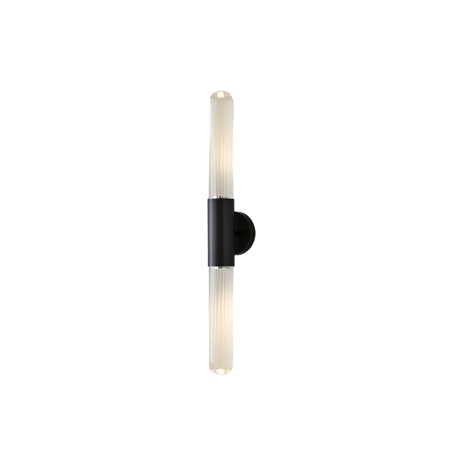 Water Ripple Glass Wall Sconce - Brass Finish - Modern Minimalist LED Wall Lamp - Image 6