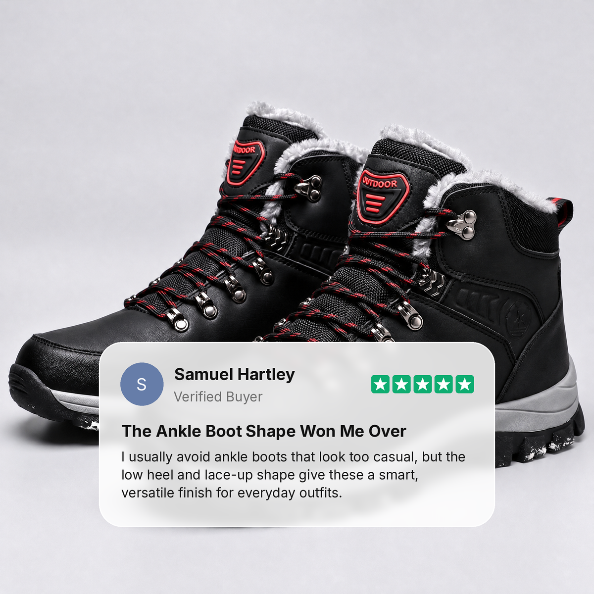 Waterproof Winter Hiking Boots