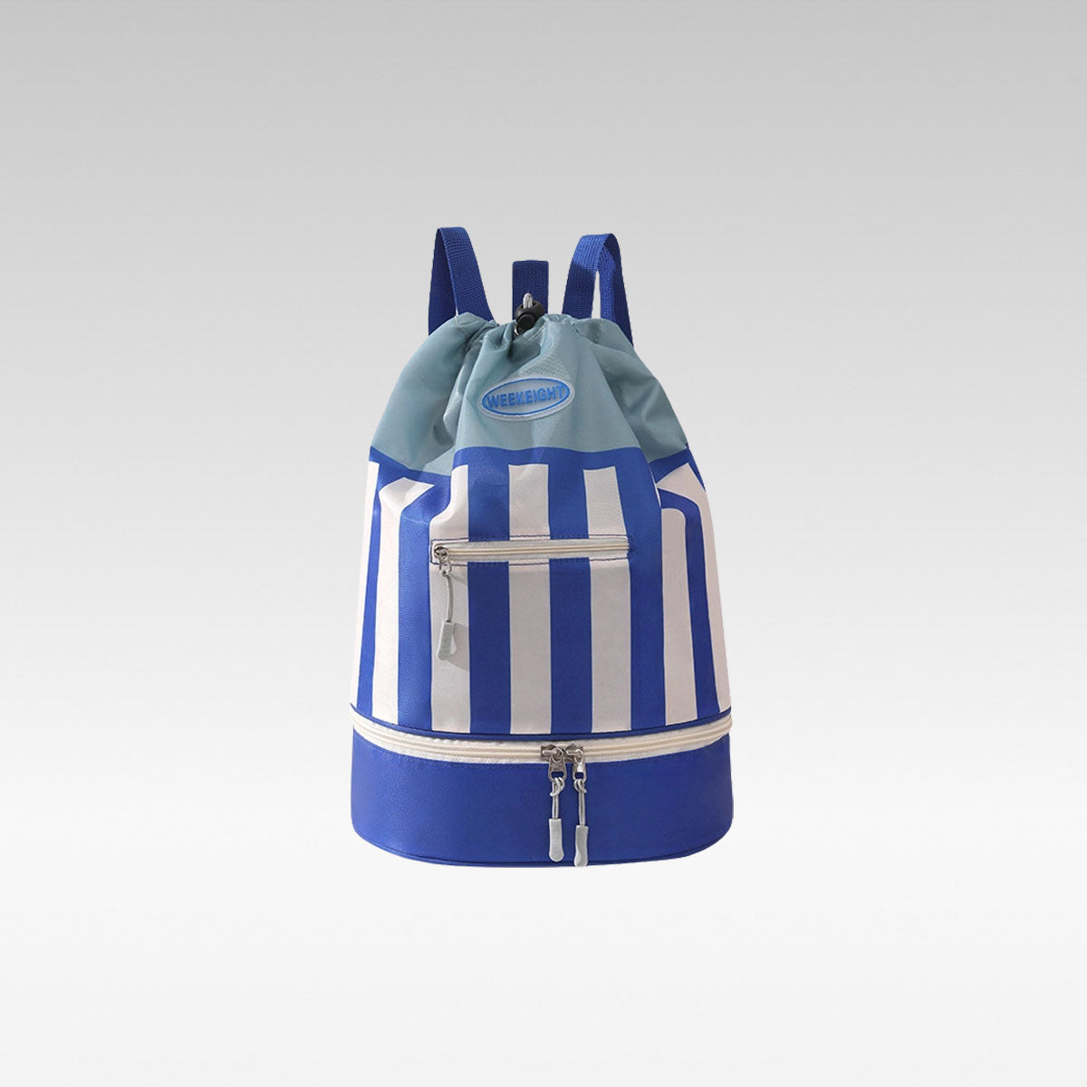 Wet-Dry Shoe Compartment Drawstring Backpack