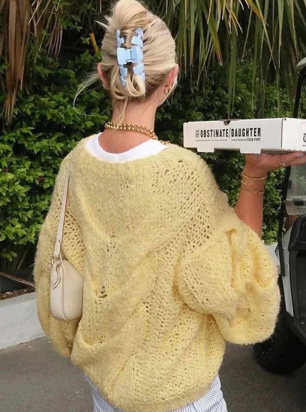 Women's Loose-Knit Off-Shoulder Relaxed Pullover Sweater