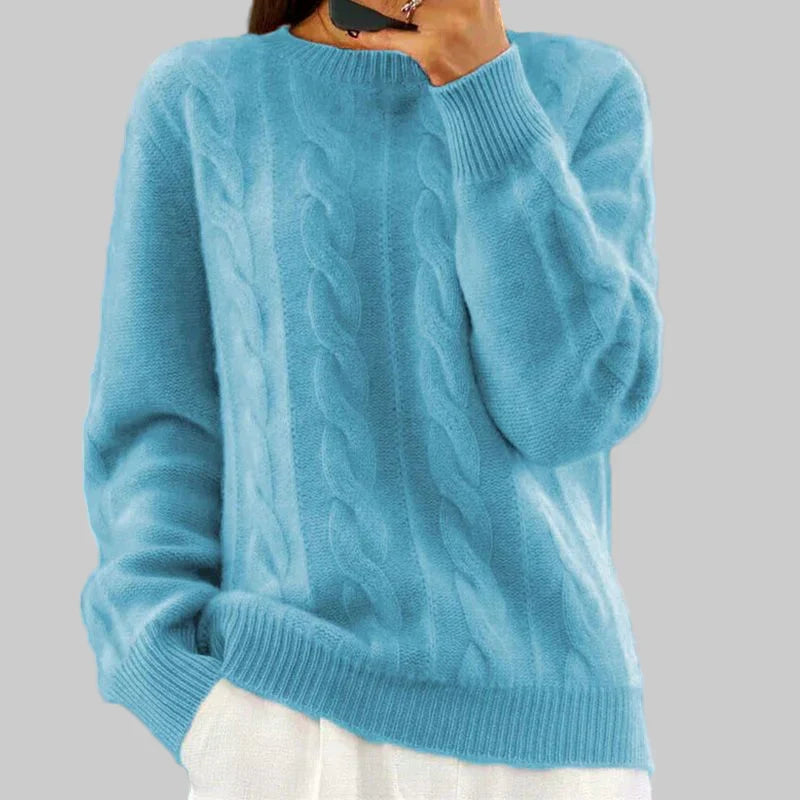 Women's Warm Knit Sweater – Cozy Layering Piece