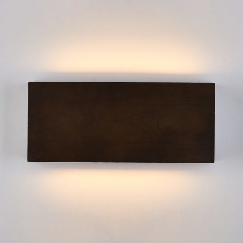 Wooden LED Wall Sconce - Modern Geometric Wall Light - Stylish Indoor Lighting - Image 6