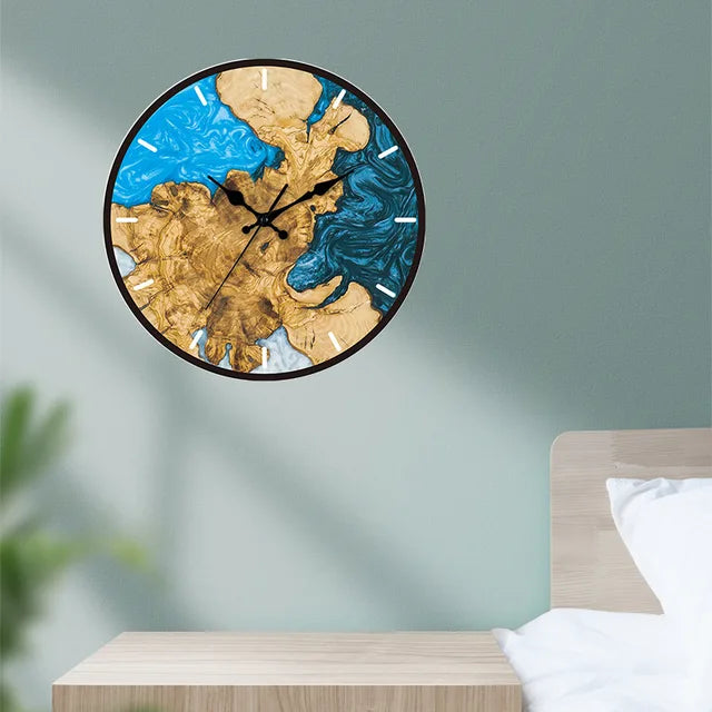 Wooden Wall Clock - Transparent Design - Minimalist Style - Home Decor - Image 5