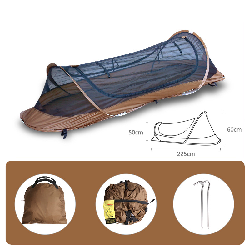 1-Person Instant Setup Pop-Up Bivy Camping Tent