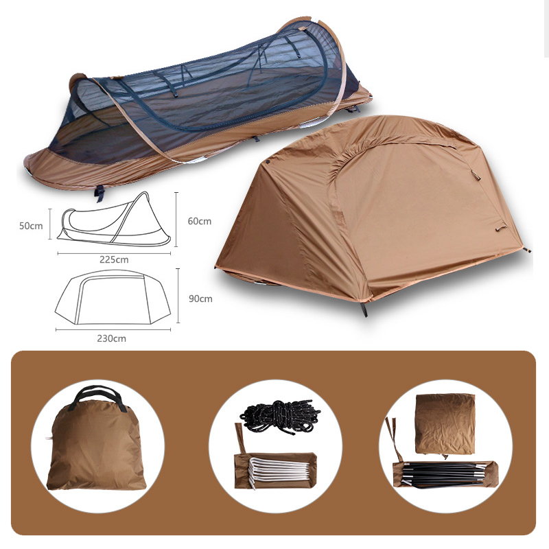 1-Person Instant Setup Pop-Up Bivy Camping Tent