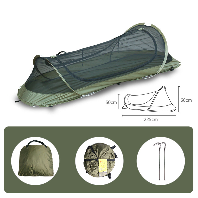 1-Person Instant Setup Pop-Up Bivy Camping Tent