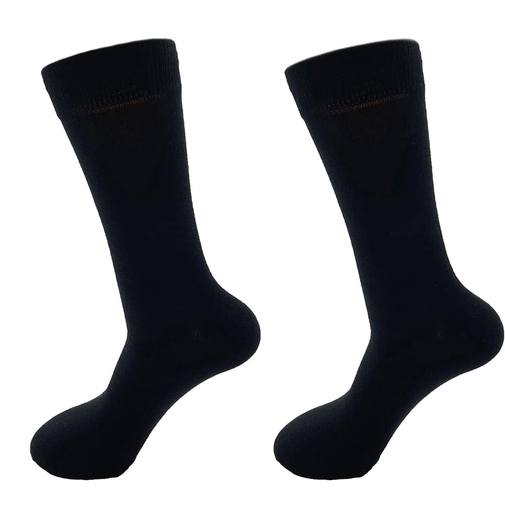10 Pairs of Black Bamboo Socks – Soft & Breathable