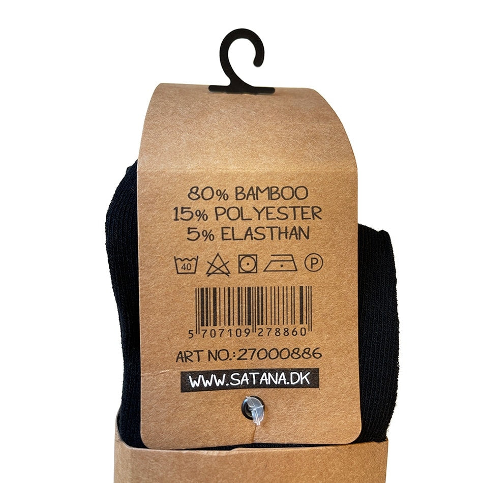 10 Pairs of Black Bamboo Socks – Soft & Breathable