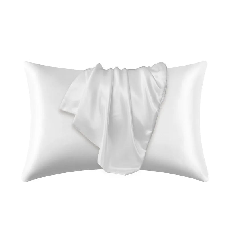 100% Mulberry Silk Pillowcase – Natural Hypoallergenic Fabric Caring for Skin and Hair for Every Woman Valuing Beauty Sleep – Ideal for Stylish Rest and Luxurious Regeneration in Your Bedroom