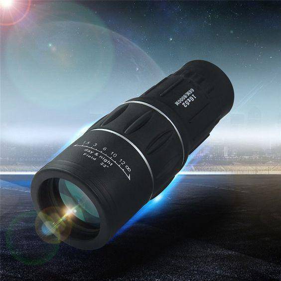 16X52 Super Clear Dual Focus Zoom Monocular Scope