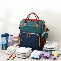 2-In-1 Baby Backpack with Integrated Changing Bed
