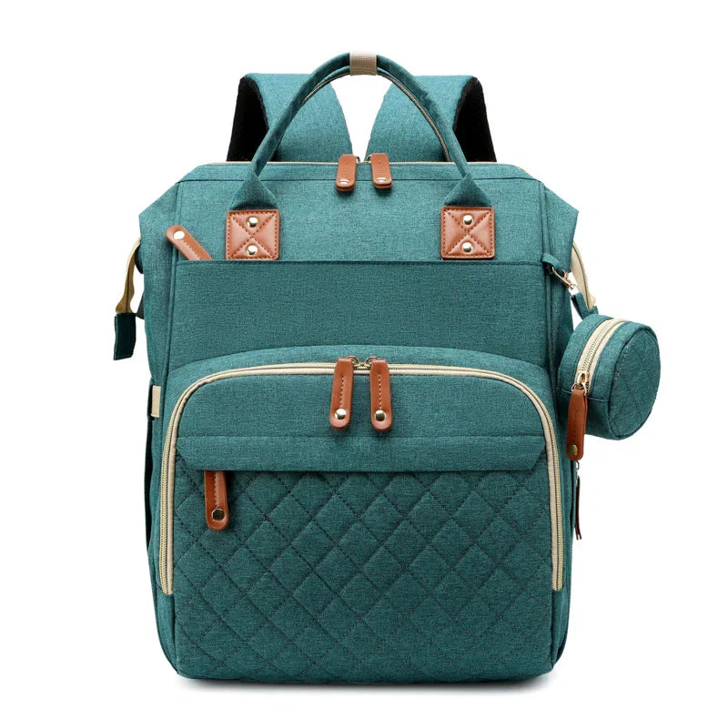2-In-1 Baby Backpack with Integrated Changing Bed