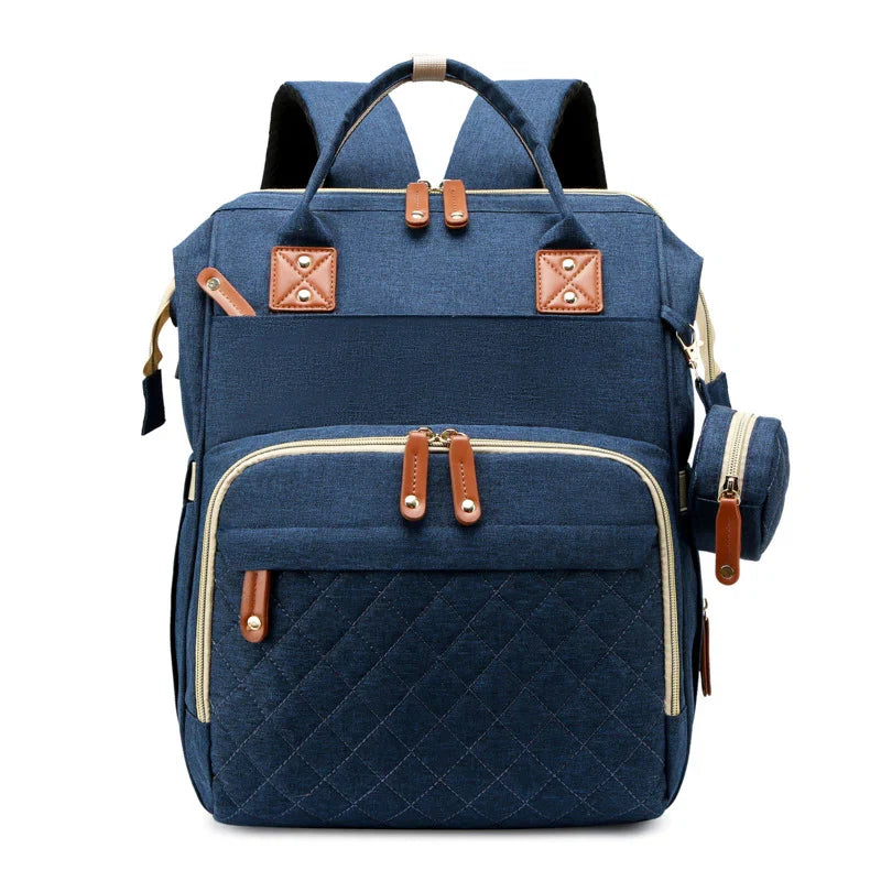2-In-1 Baby Backpack with Integrated Changing Bed