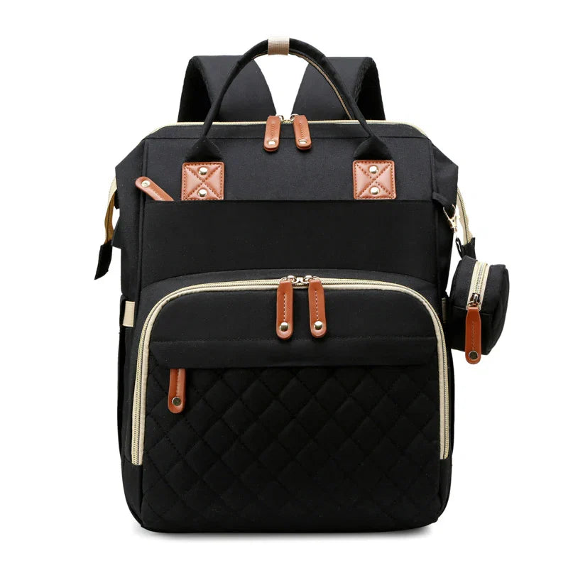 2-In-1 Baby Backpack with Integrated Changing Bed