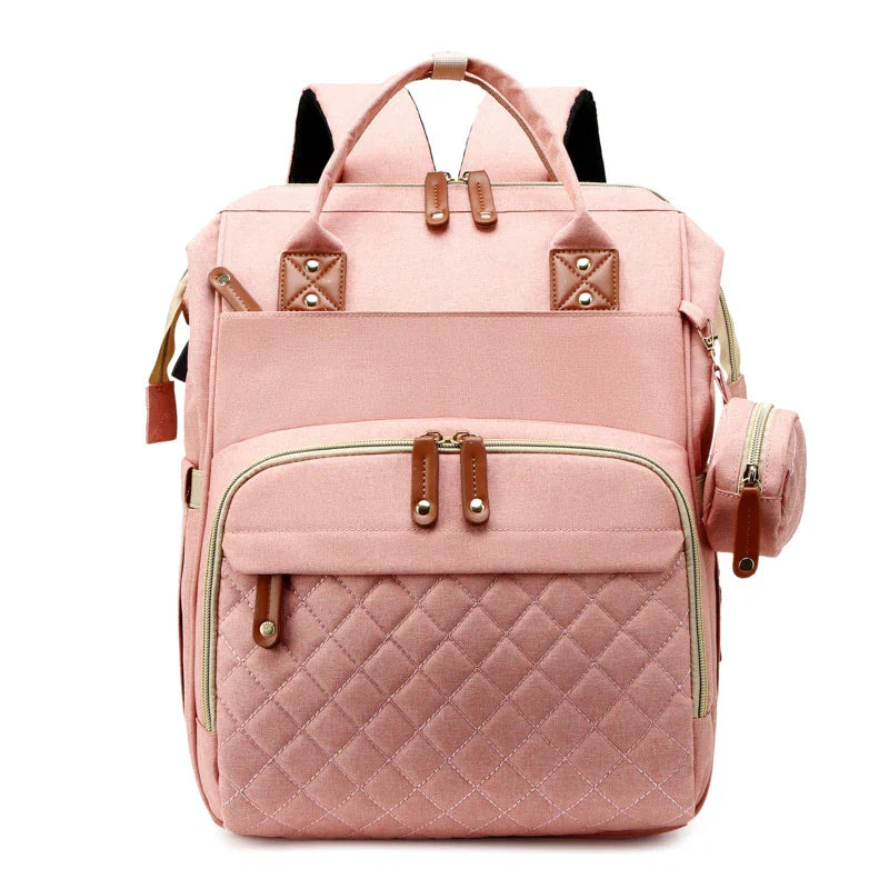 2-In-1 Baby Backpack with Integrated Changing Bed