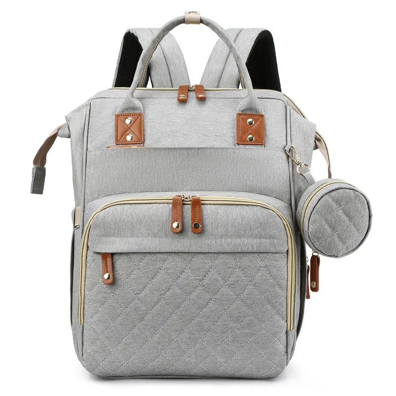 2-In-1 Baby Backpack with Integrated Changing Bed