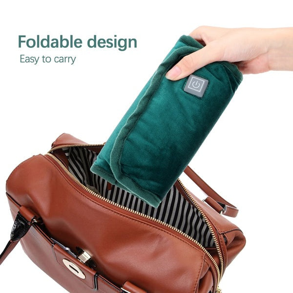 2-In-1 Portable Electric Hand Warmer with USB Charging