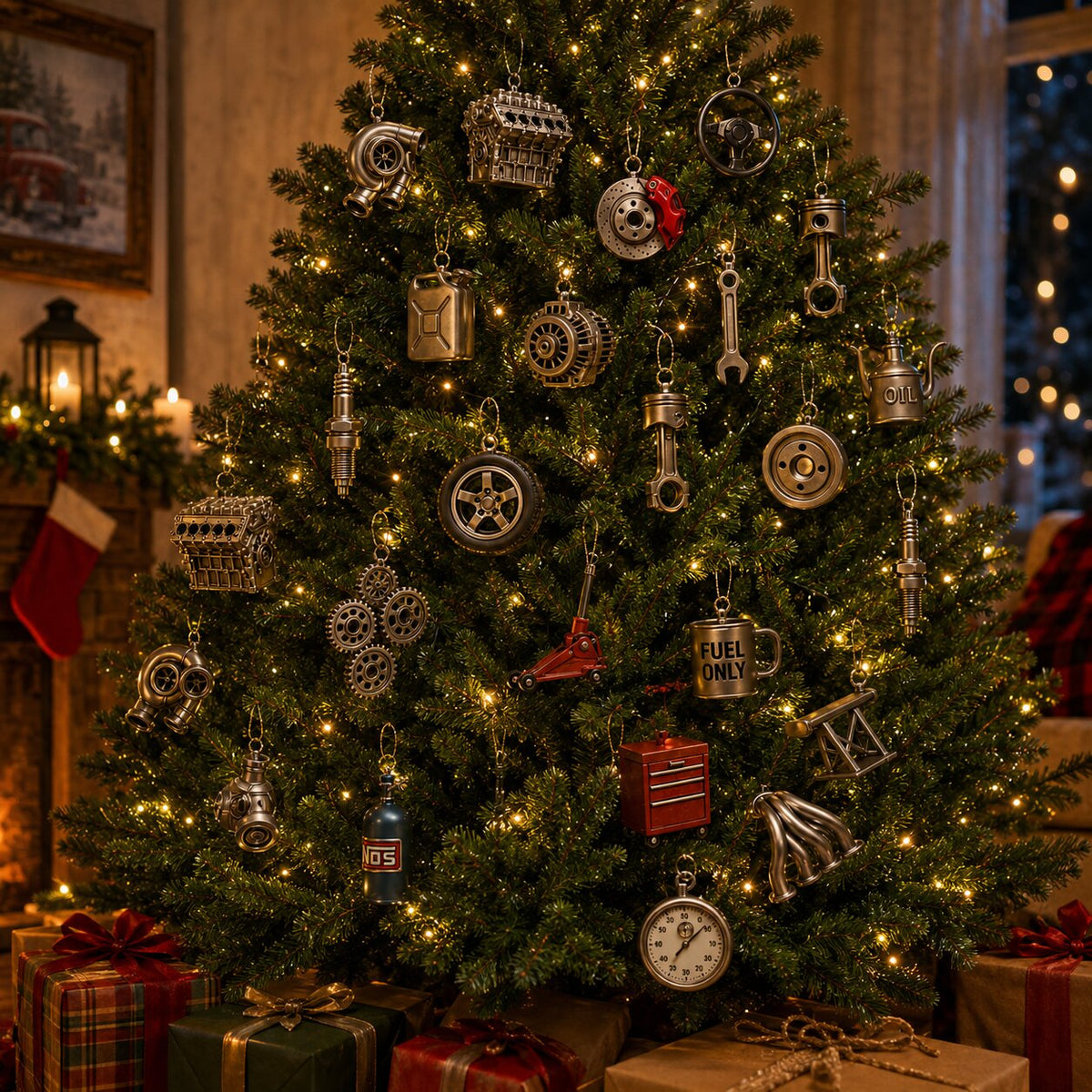 2026 Car Parts Advent Calendar - 24-Day Garage-Themed Countdown with Tools and Workshop Designs