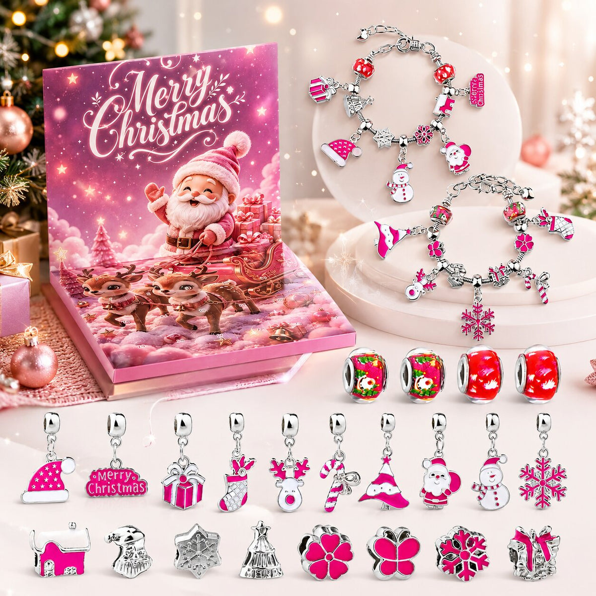 2026 DIY Bracelet Advent Calendar - 24-Day Jewelry Making Countdown