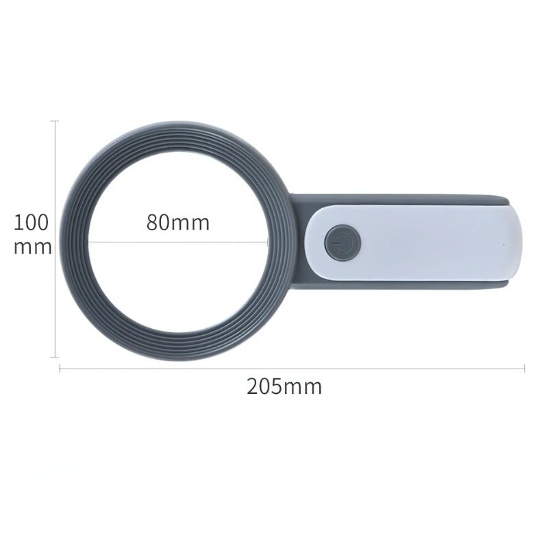 20X Optical Handheld Magnifying Glass for Seniors - Increase Your Reading Comfort