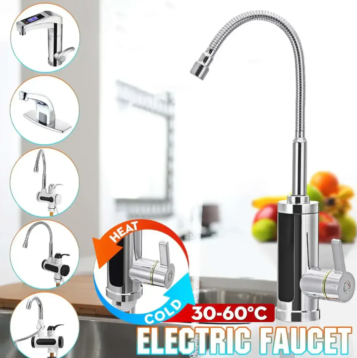 3000W Electric Hot Water Tap - Instant Hot Water | Kitchen
