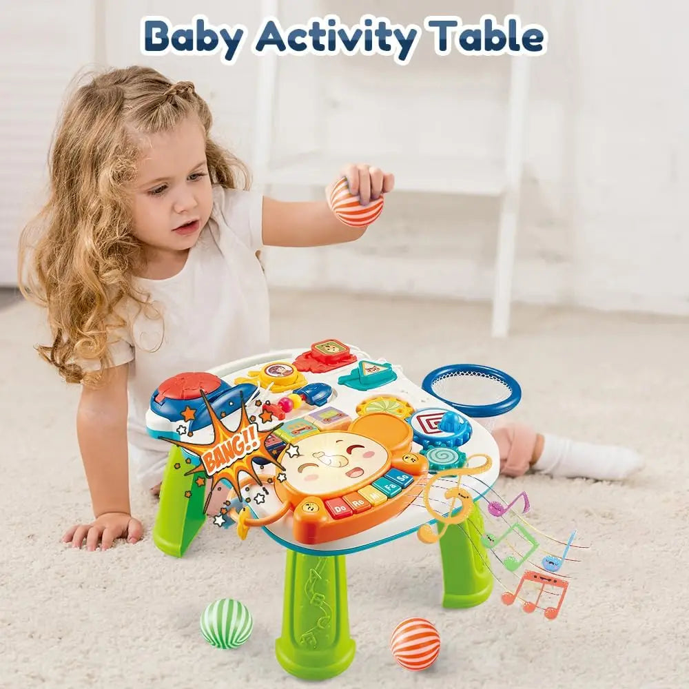 5-In-1 Baby Sit-to-Stand Learning Walker & Activity Center
