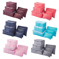 6-Piece Travel Packing Cube Set for Luggage Organization
