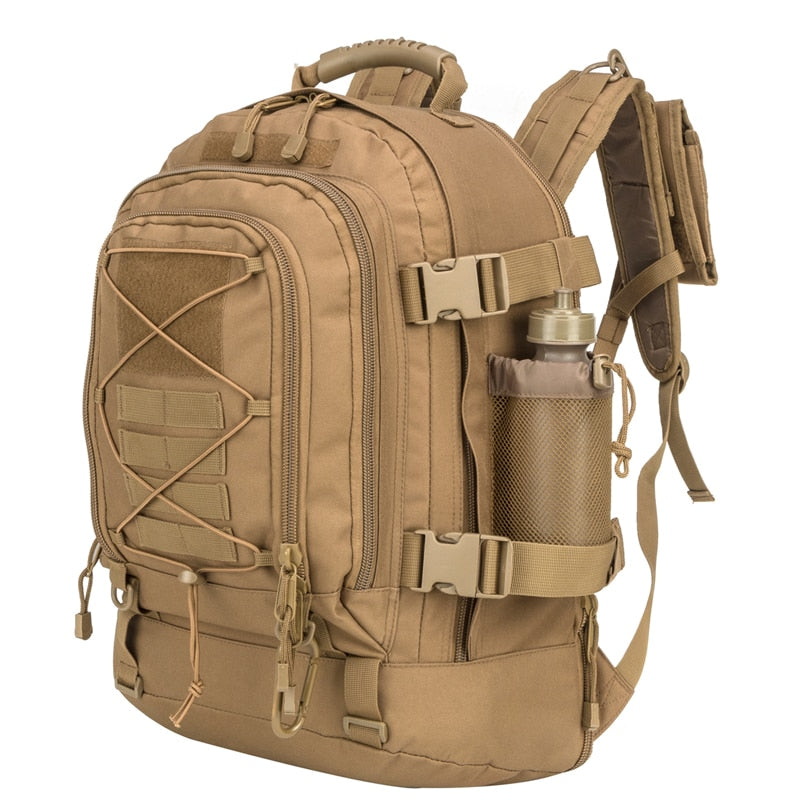60L Expandable Tactical Backpack for Outdoor Travel