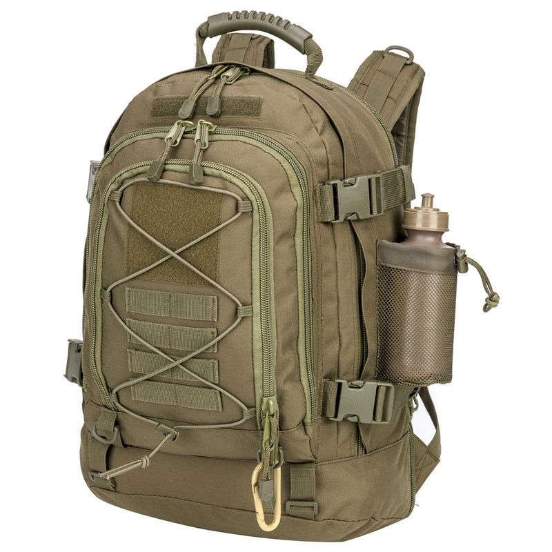 60L Expandable Tactical Backpack for Outdoor Travel